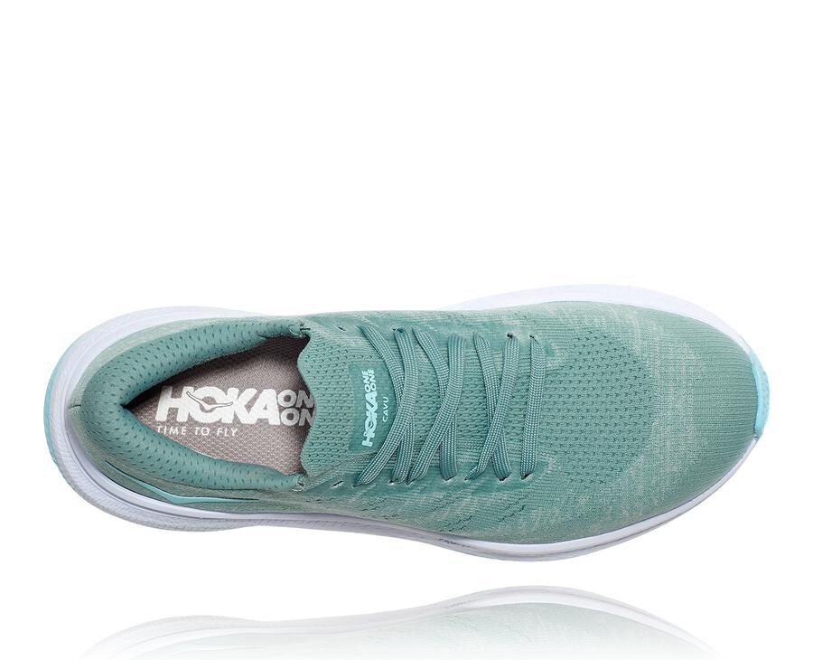 Hoka One One Vandresko Dame - Cavu 3 - Blå/Hvide - 952180IFY